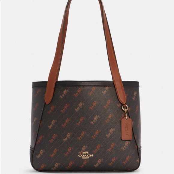 NWT Coach Horse And Carriage Tote 27 - Picture 13 of 16